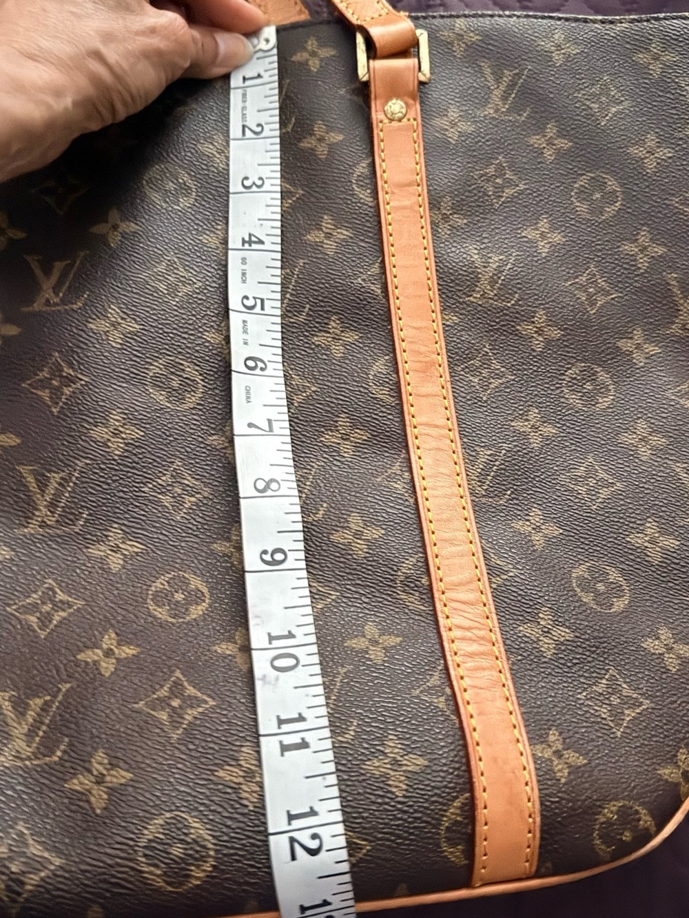 Vintage Leather Tote - Picture 4 of 6